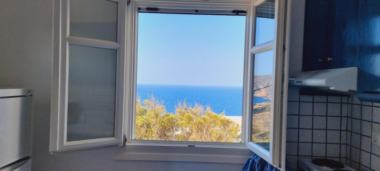 Syros Apartments Suites Chryssonisos 金尼昂 外观 照片